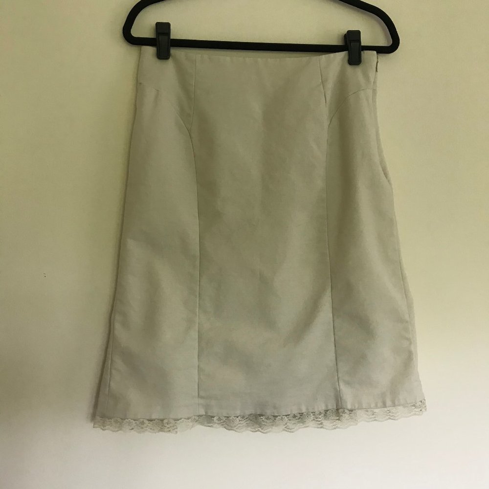 Kenar Khaki Tulip Pencil Skirt 12